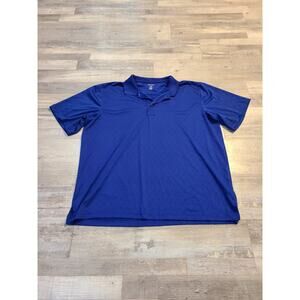 George XL 46-48 men's blue polo style shirt